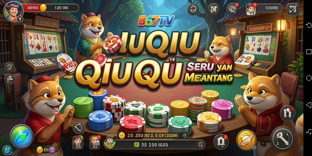 Gameplay QiuQiu yang mengasyikkan dan penuh strategi.