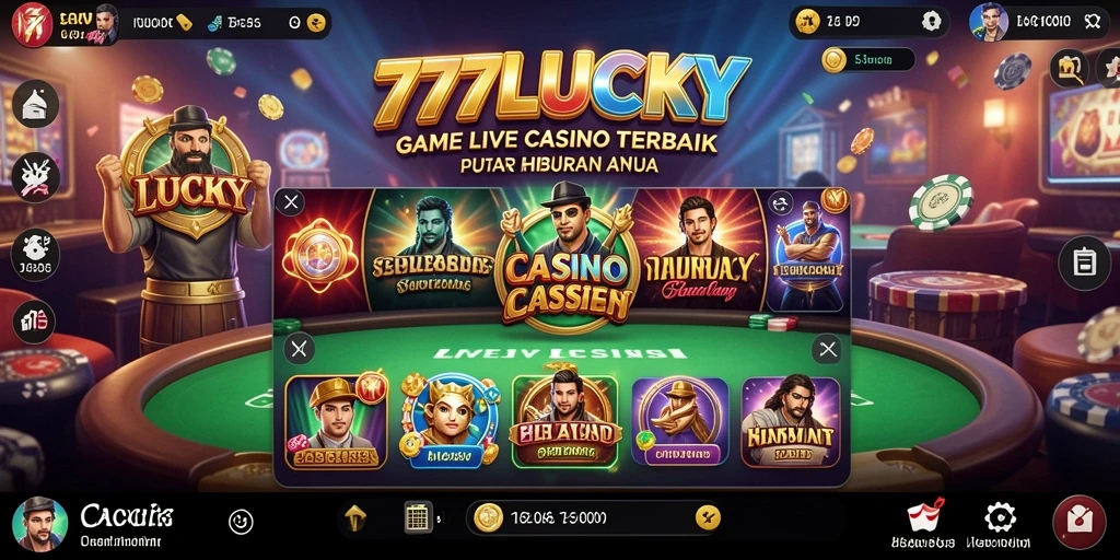 Gameplay Live Casino yang mendebarkan di 777LUCKY.