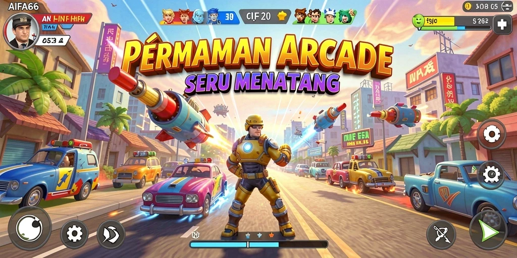 Gameplay AIFA66 yang menegangkan dan penuh aksi.