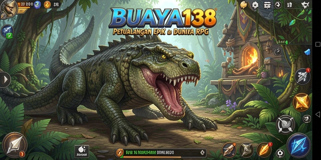Tampilan gameplay BUAYA138 yang memukau dan penuh aksi.