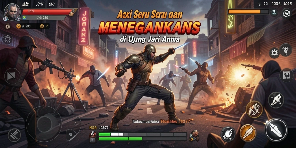 Tampilan menarik dari gameplay JOS77 yang intens dan penuh aksi.
