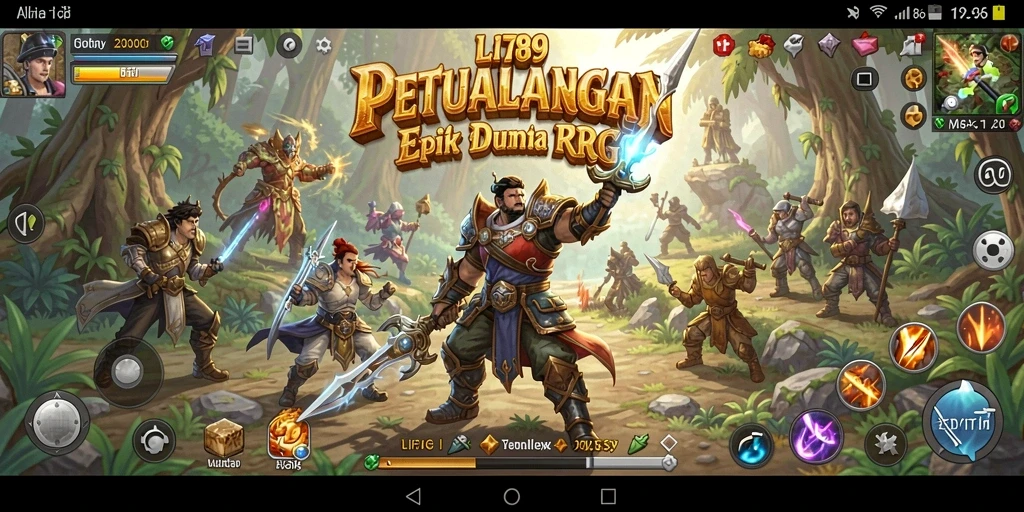 Tampilan gameplay LI789 yang seru dan penuh aksi RPG.