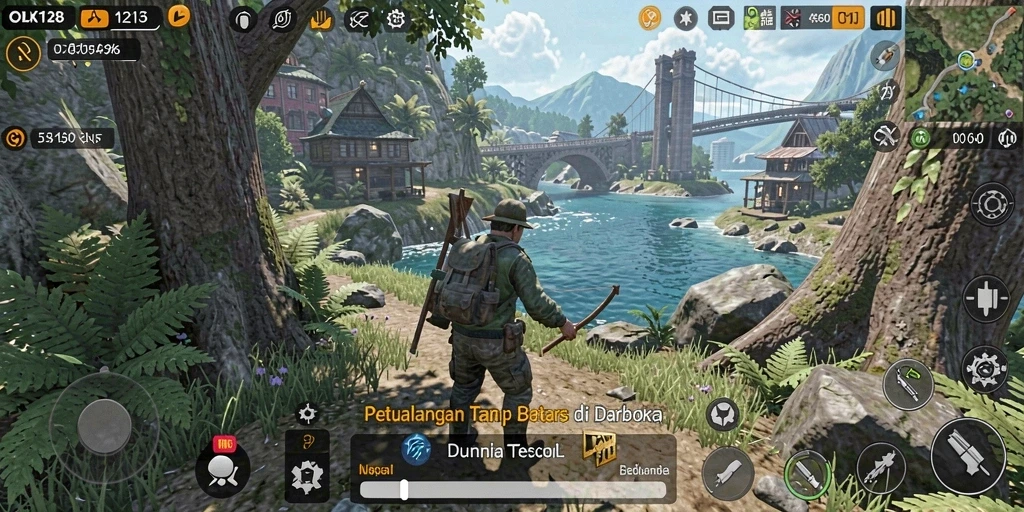 Gameplay OLX128 yang memukau dan penuh petualangan.