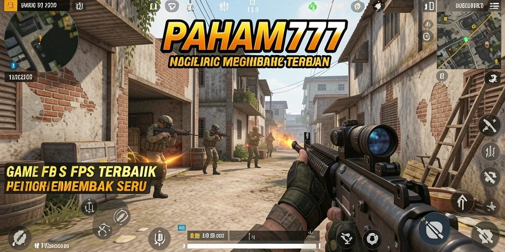 Tangkapan layar menunjukkan aksi menembak yang mendebarkan di PAHAM777.