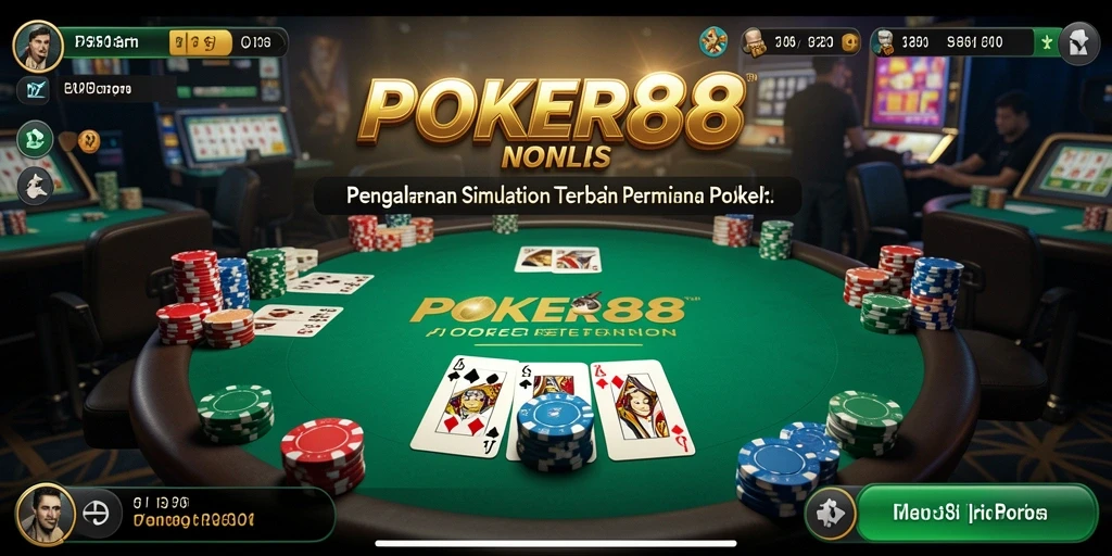 Tampilan gameplay POKER88 yang mendebarkan dan realistis.