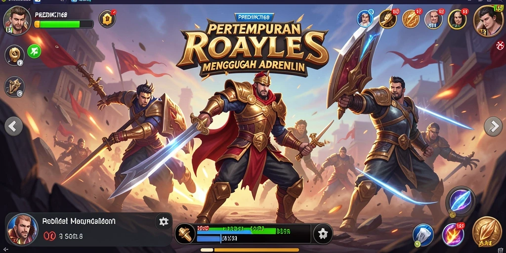 Gameplay seru PREDIKSI168 dalam pertempuran Battle Royale.