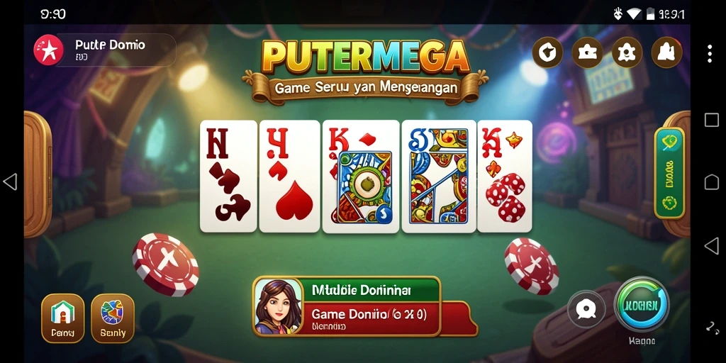 Gameplay seru PUTERMEGA yang memikat para pemain Domino.
