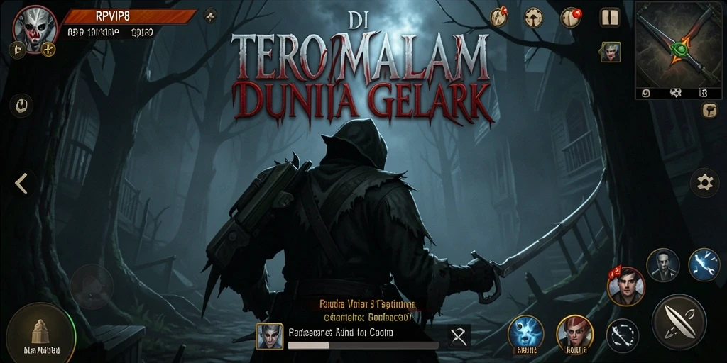 Tampilan gameplay RPVIP8 yang menegangkan dan mendebarkan.