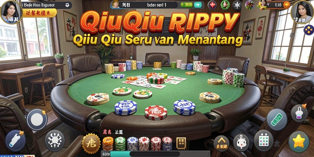 Screenshot RPYYY menampilkan gameplay QiuQiu yang menarik.