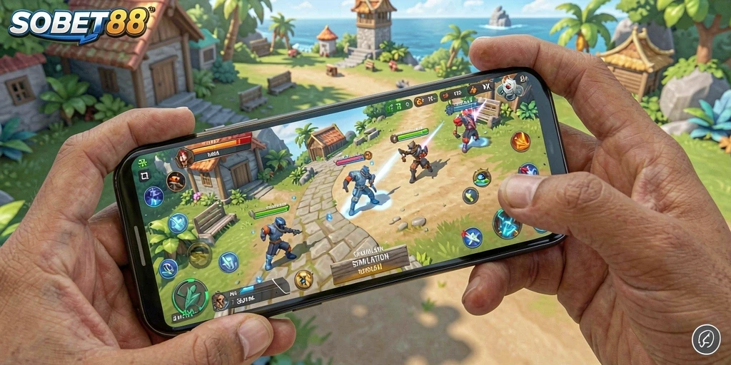 Gameplay menarik dalam <strong>SOBET88</strong> dengan interaksi karakter yang dinamis.