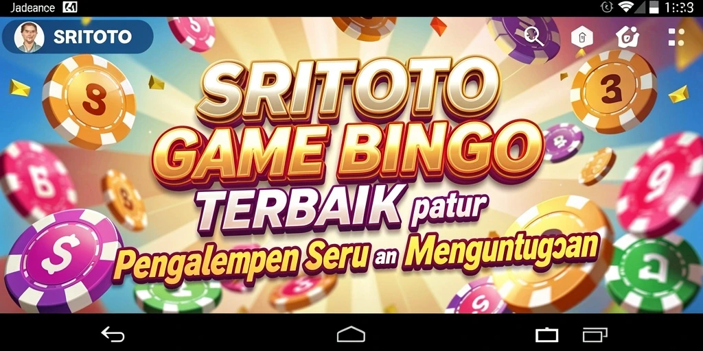 Gameplay seru Bingo di SRITOTO yang menarik dan kompetitif.