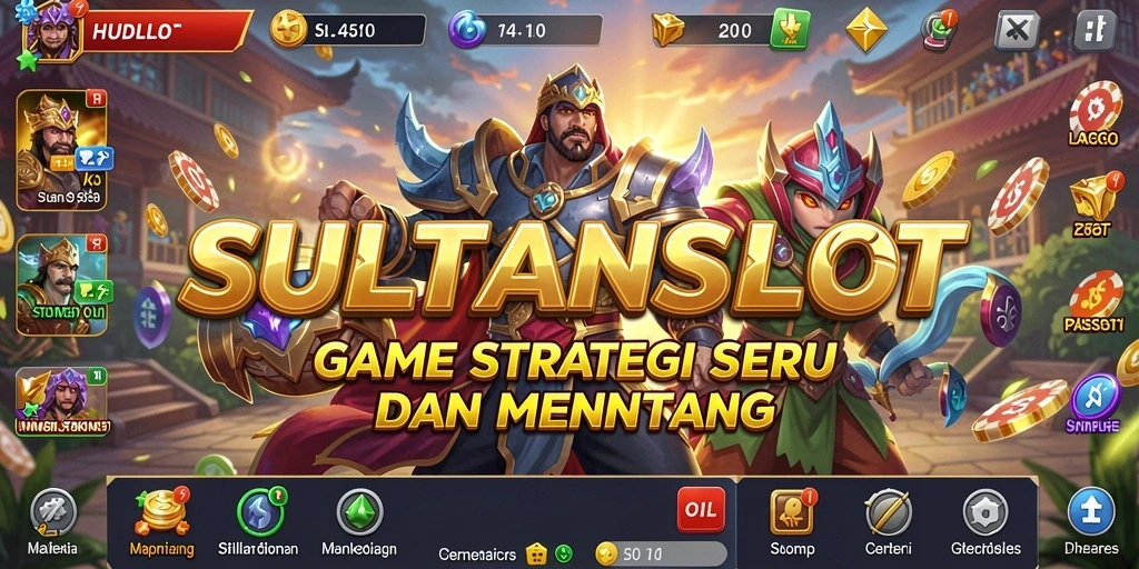 Tampilan gameplay memukau dan strategi seru di SULTANSLOT.
