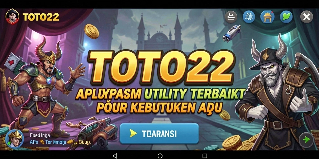 Tampilan utama TOTO22 dengan berbagai fitur Utility yang berguna.